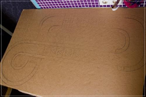 Автотрек из картона своими руками. Как сделать детский гоночный трек