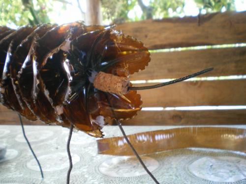 Жираф из пластиковых бутылок своими руками. Кот из пластиковых бутылок.Мастер класс.