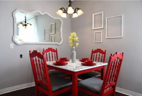 Красный цвет в интерьере 09