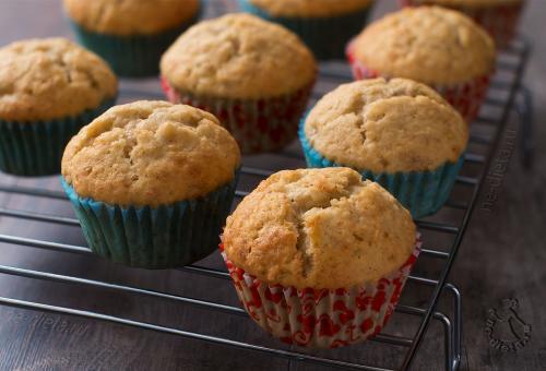 Кекс из переспелых бананов. Как приготовить банановые маффины — простой рецепт вкусных и сочных маффинов с бананом с пошаговыми фото