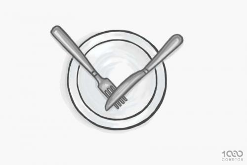 Приборы на столе. Язык столовых приборов: знаки официанту