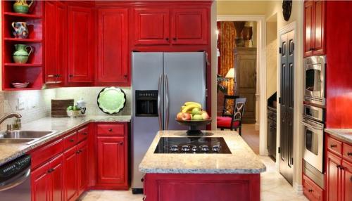 Красный цвет в интерьере 10