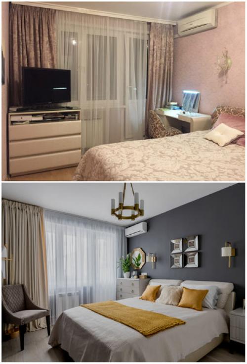 Ремонт в брежневских квартирах. Бюджетный ремонт двушки 49 м  в «брежневке»: фото до и после