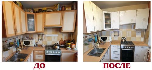 Кухонные гарнитуры для маленькой. Модные цветовые решения гарнитуров для небольшого помещения 06 Кухонные гарнитуры для маленькой. Модные цветовые решения гарнитуров для небольшого помещения 06