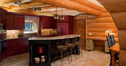 Красный цвет в интерьере 11