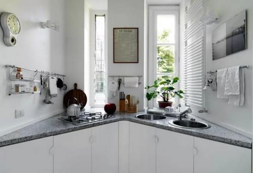 Угловые кухни 2 н.  Расположение мебели 18