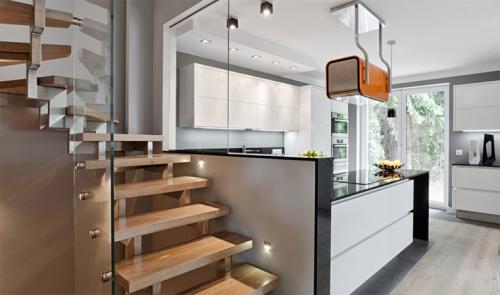 Деревянные лестницы в скандинавском стиле 01 Деревянные лестницы в скандинавском стиле 01