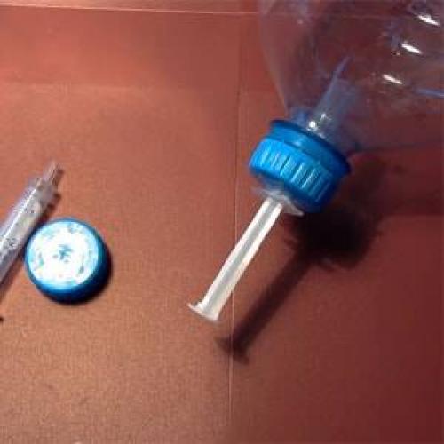 Пробка умывальник на бутылку. Видео