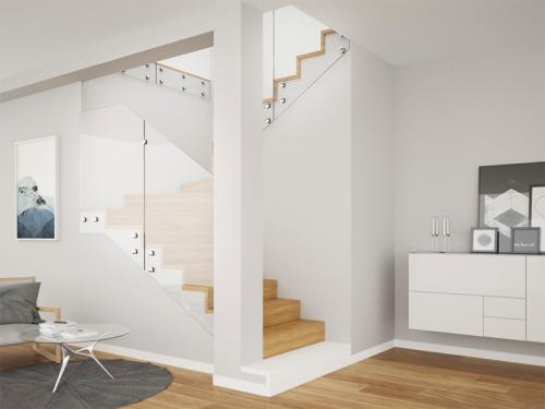 Деревянные лестницы в скандинавском стиле 02 Деревянные лестницы в скандинавском стиле 02