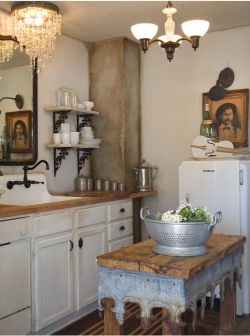 Кухня в винтажном стиле 11