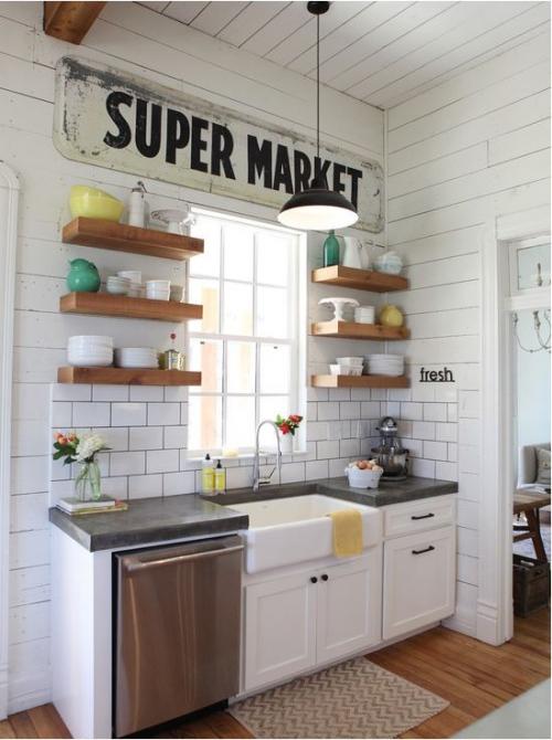 Кухня в винтажном стиле 10