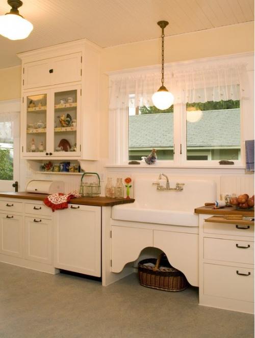Кухня в винтажном стиле 06