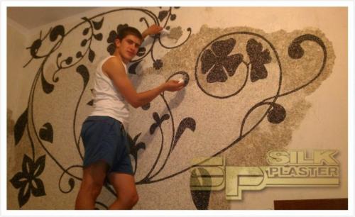 Рисунки на стены своими руками. Иде.  Стэмпинг 10