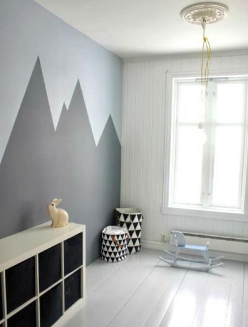 Горы на стене своими руками. Идеи для покраски стен