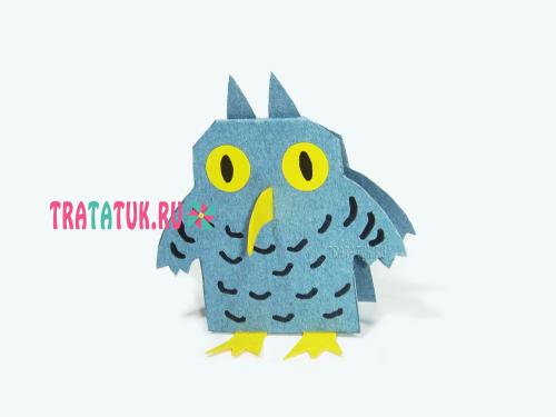 Как сделать сову из подручных материалов. Как сделать сову: поделки совы из бумаги, природного и бросового материала для детей