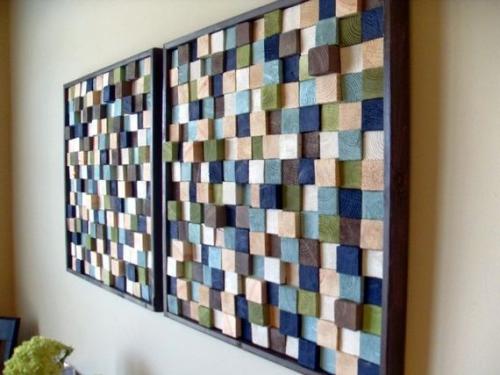 Панно из досок своими руками. Потрясающий декор стены за небольшие деньги – эффектное 3D панно из деревянных брусков