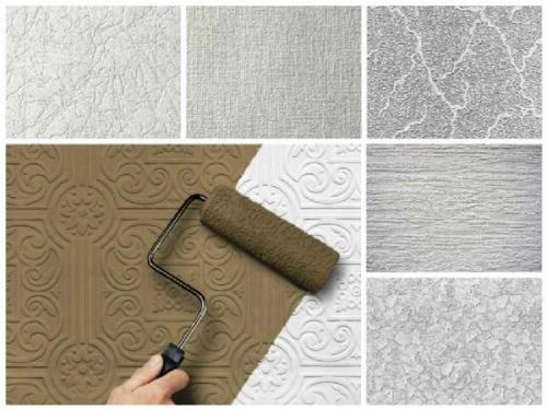 Обои на флизелиновой основе под покраску. Виды флизелиновых обоев
