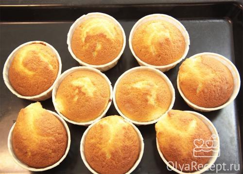 Капкейки рецепт. Ванильные капкейки