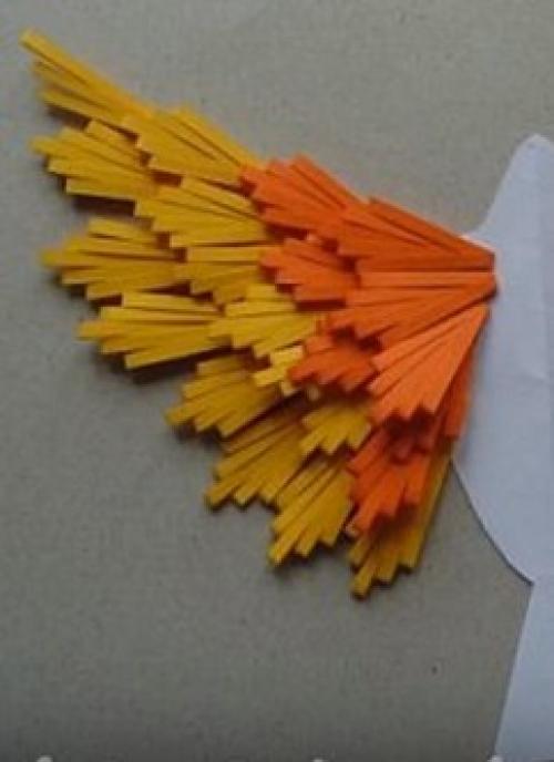 Как сделать Жар птицу. Жар птица из бумаги своими руками: птица-феникс в технике квиллинг