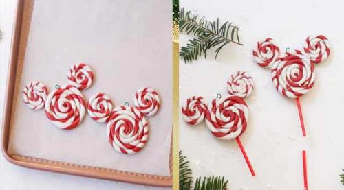 Игрушки из ткани новогодние. Новогодняя игрушка Микки Маус к году 2020 своими руками