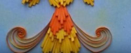 Как сделать Жар птицу. Жар птица из бумаги своими руками: птица-феникс в технике квиллинг