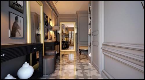 Как визуально расширить узкий коридор в квартире. Узкий и длинный коридор - как визуально его увеличить? 07