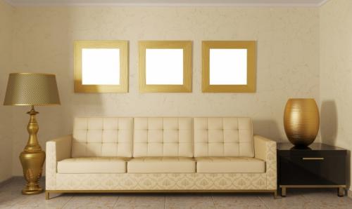 Золотые элементы в интерьере. Основные элементы