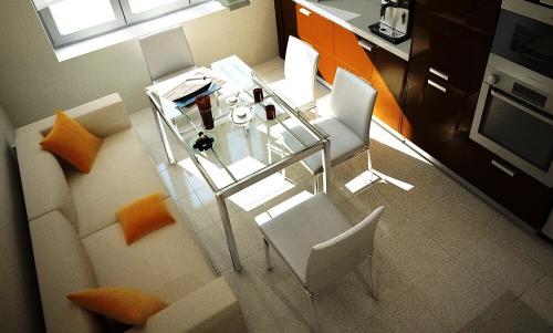 Дизайн кухни студии 20 кв м. Варианты планировки гарнитура