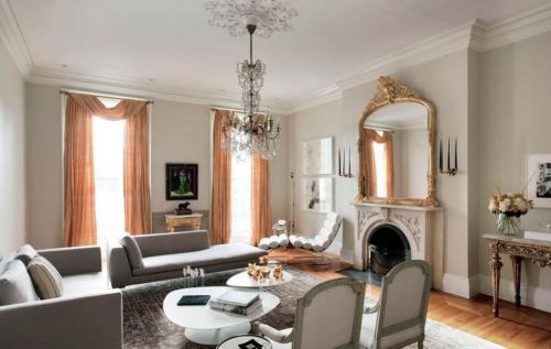 Красивый дизайн зала в частном доме. Выбор отделки