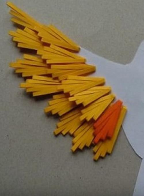 Как сделать Жар птицу. Жар птица из бумаги своими руками: птица-феникс в технике квиллинг