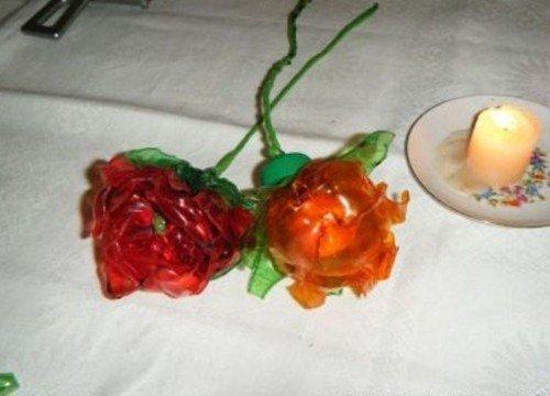 Розы из пластиковых бутылок своими руками пошагово для начинающих. Разберем еще один вариант создания цветной розы из бутылки 01 Розы из пластиковых бутылок своими руками пошагово для начинающих. Разберем еще один вариант создания цветной розы из бутылки 01