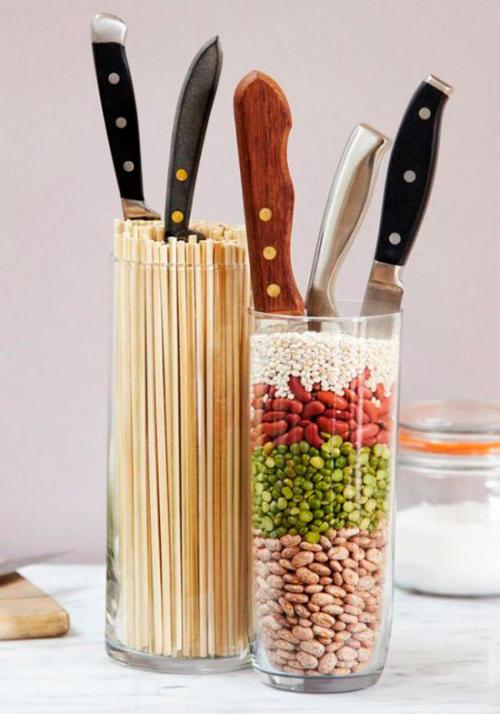 Полезные вещи для кухни. Иде. Универсальный держатель для ножа