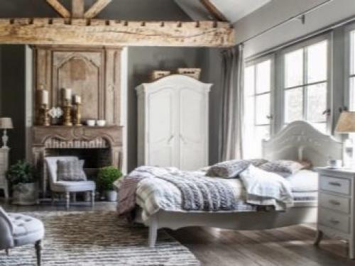 Спальня в квартире с камином. Дизайн помещения с камином 04 Спальня в квартире с камином. Дизайн помещения с камином 04