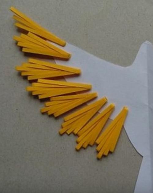 Как сделать Жар птицу. Жар птица из бумаги своими руками: птица-феникс в технике квиллинг