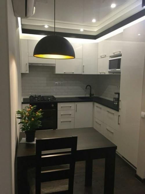 Примеры планировки маленькой кухни. Как спланировать кухню идеально: планировки кухни от 3м2 (+14 разных планировок с примерами!)