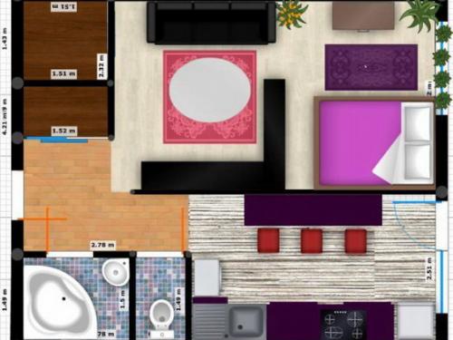 В однокомнатной квартире расположение мебели. Варианты расстановки мебели в однокомнатной квартире (с фото и планом)