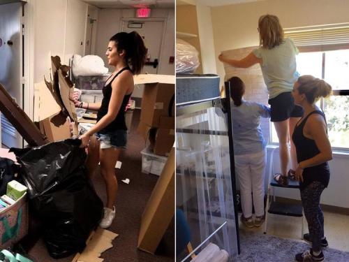 Как обустроить комнату в общежитии студенту. Две студентки превратили комнату в общежитии в невероятно уютную спальню