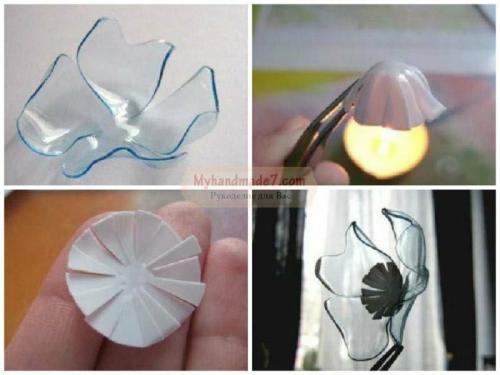 Поделки из бутылок пластиковых своими руками цветы. Цветок из пластиковой бутылки своими руками: пошагово