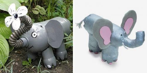 Из пластиковых бутылок своими руками кошка. Кот, как садовая скульптура 15 Из пластиковых бутылок своими руками кошка. Кот, как садовая скульптура 15