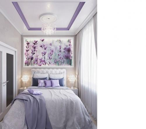 Нежная спальня, 8.5 кв.м 01