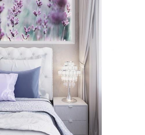 Нежная спальня, 8.5 кв.м 03