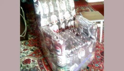 Кресло из бутылок пластиковых своими руками. Собираем кресло 27 Кресло из бутылок пластиковых своими руками. Собираем кресло 27