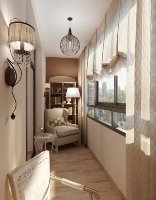 Лоджии и балконы — интересные варианты 01