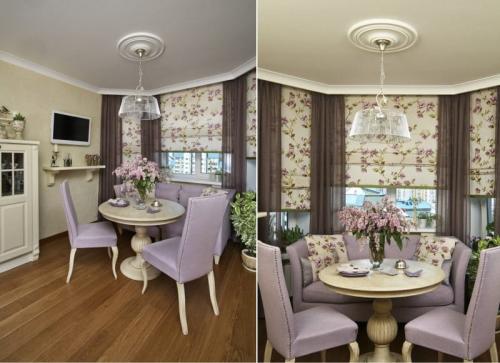 Кухня столовая с эркером интерьер. Устройство обеденной зоны