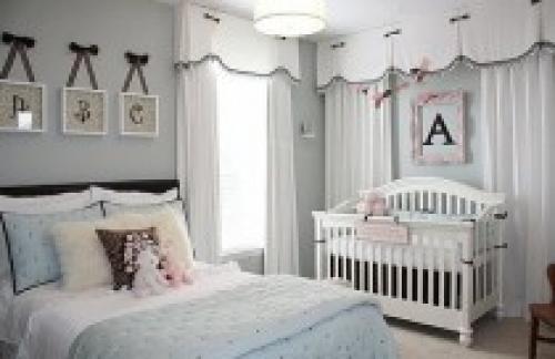 Как расставить мебель в маленькой спальне с детской кроваткой. Детская кроватка в спальне родителей