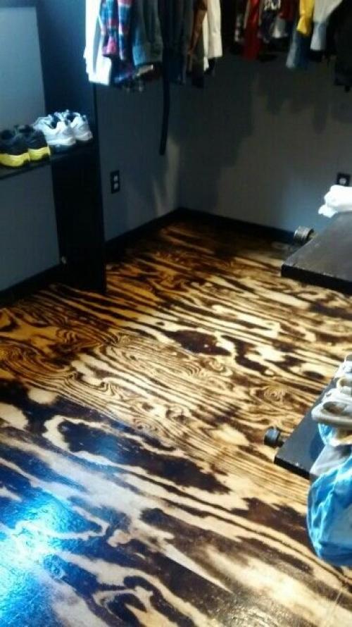 Обожженное дерево в интерьере своими руками. Обожженное дерево в интерьере