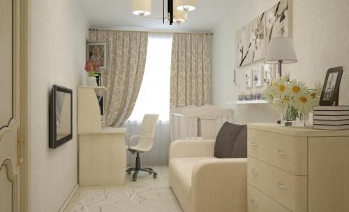 Как осветлить темную комнату. Стены 01