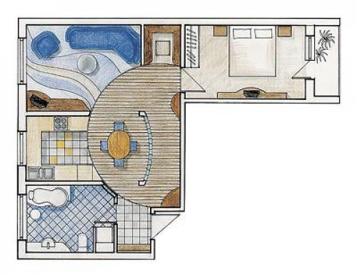 Перепланировка двухкомнатной хрущевки распашонка. Перепланировка трёшки-распашонки 60 м  в панельной хрущёвке: 5 схем (бесплатно)