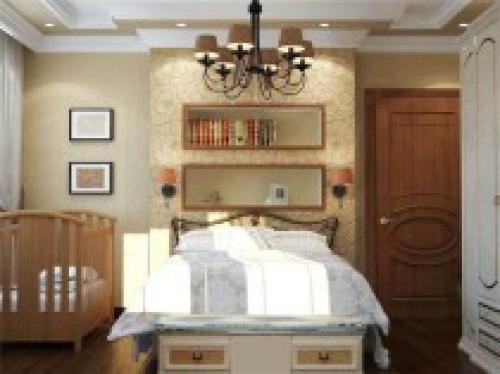 Как расставить мебель в маленькой спальне с детской кроваткой. Детская кроватка в спальне родителей