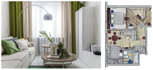 Перепланировка двухкомнатной хрущевки распашонка. Перепланировка трёшки-распашонки 60 м  в панельной хрущёвке: 5 схем (бесплатно)